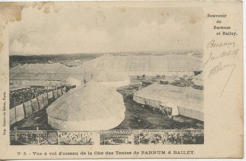 Carte postale le cirque - carte,