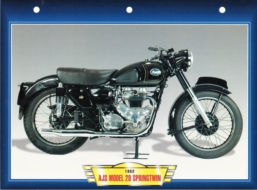 Carte fiche moto - , model