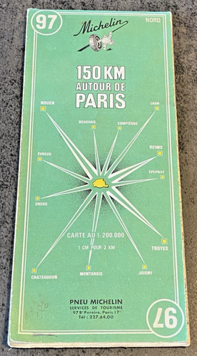Carte michelin 150 - n°, km