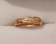 Bague en Plaqué Or - Forme