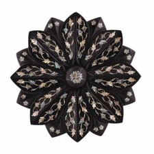 9 " Vert Marbre Fruit Bol Demi