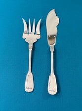 Couverts de service à poisson ERCUIS modèle FILET CHINON métal argenté couteau