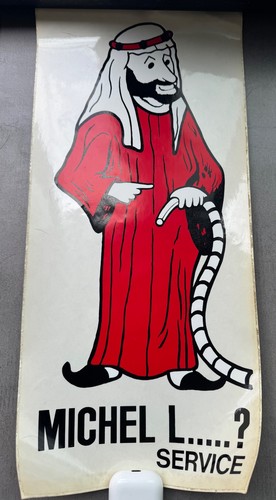 Ancien grand sticker vintage