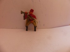 FIGURINE STARLUX MAROC CAVALIER CHECHIA ROUGE TROMPETTE ( SANS LE CHEVAL) SUPER