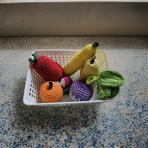 Crochet dinette legumes - crochet,