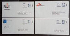 FRANCE  4  ENVELOPPES  ENTIERS
