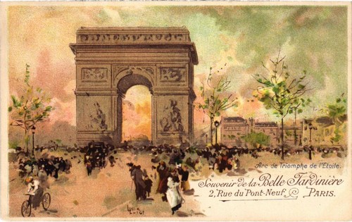 Cpa paris souvenir belle - cpa,