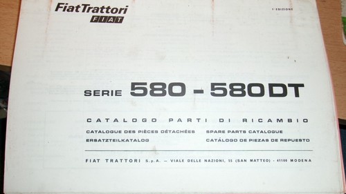 Fiat tracteur 580 dt - fiat,