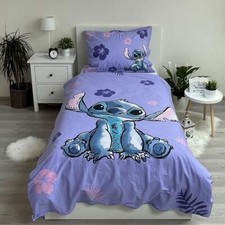 Lilo Et Cousu Enfants Housse Couette Simple et Taie Set Violet Ue Taille Coton