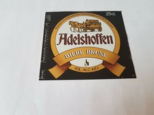 Etiquette bière ADELSHOFFEN 