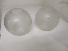 PAIRE DE GLOBES pour Lampe A Petrole 