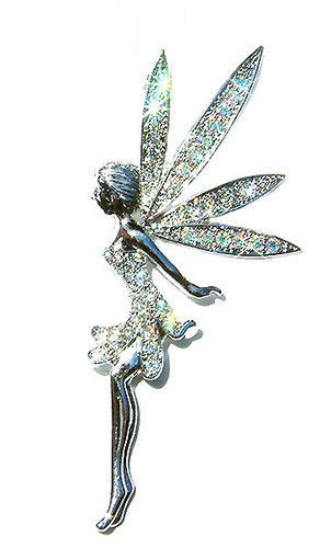 Fée clochette avec cristal - ~,