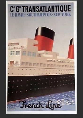 Affiche poster bateau paquebot - affiche,