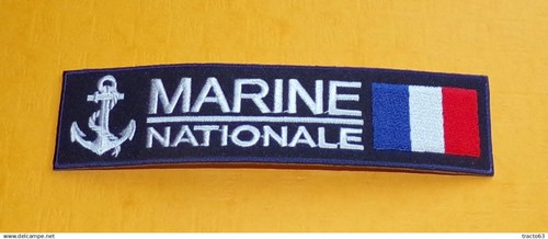 Tissu patch marine nationale - patch,