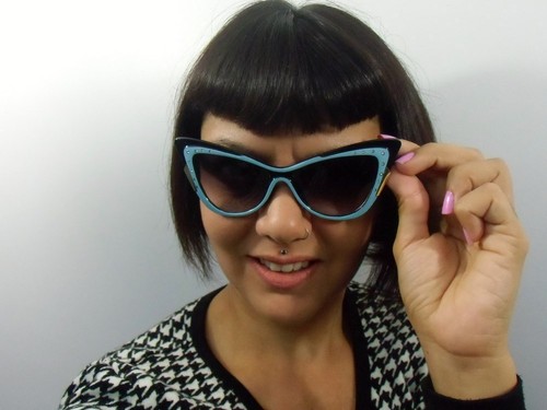 Lunettes soleil papillon - lunettes,