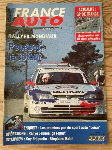 France auto juin 1998 - juin,