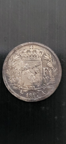 Franc 1817a louis xviii - 1/2,