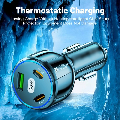 Chargeur usb automobile 90w - chargeur,