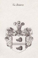 1820 Damitz Poméranie Blason
