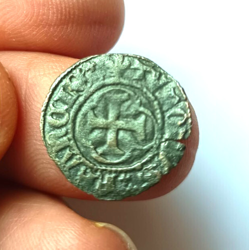 Denier tournois lys initial - tournois,