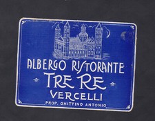 Ancienne étiquette de bagage