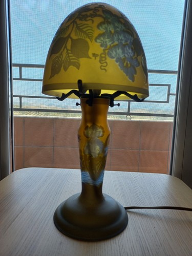 Lampe champignon gallé à - "champignon",