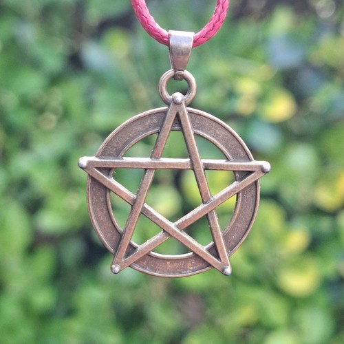 Collier pentagramme pentacle - collier,