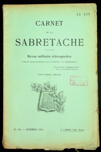 Carnet sabretache - carnet, de