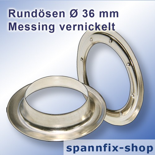 Oeillets ronds mm laiton - mm,