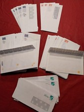Lot de 157 enveloppes pré timbrées rectangulaires avec ou sans fenêtre