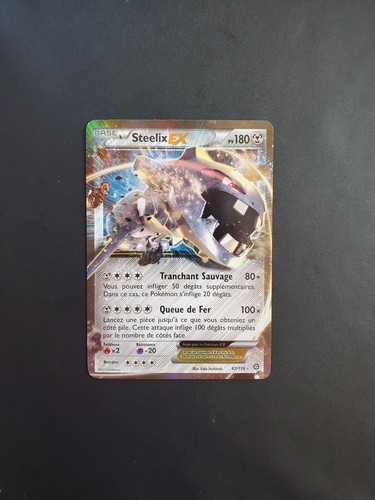 Carte pokémon steelix - carte, ex
