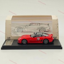 RM 1:64 Ferrari 599XX #3 Red Racing Sports Model Diecast Car Model Collection