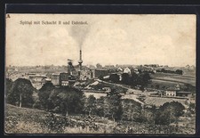 CPA Spittel /Lothringen, Schacht II et La Gare 