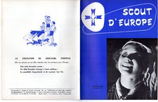 Scout d'Europe 21 Pâques 68 JOUBERT Non Signe de Piste Mime Camouflage Pompiers