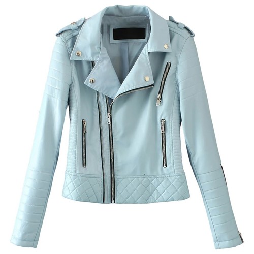 Veste motard matelassée en - de,
