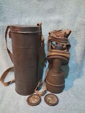 Masque à Gaz Français WW2 défense passive avec son étui DUCEL 39-44 /C.P.1938.C 