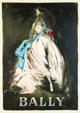 BALLY Rffqa - POSTER HQ 50x70cm d'une AFFICHE VINTAGE