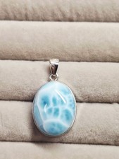 Pendentif Larimar haut en