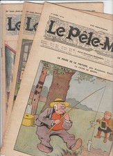 LOT de  3  Pêle-Mêle  . Forton .Benjamin Rabier .