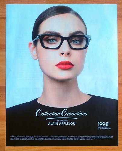 Publicité papier lunettes - publicité,