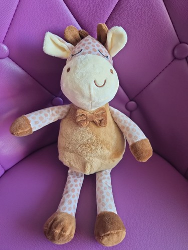 Doudou girafe oeko tex action - girafe,