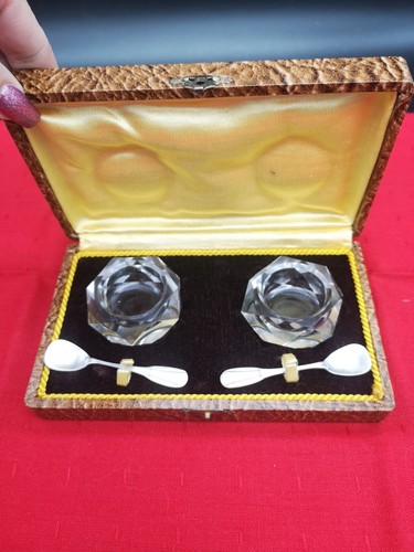Ancien coffret salerons - ancien,