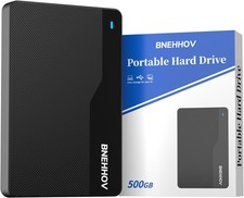 BNEHHOV Disque Dur Externe Portable 500Go 25 USB 30 Stockage HDD pour PS4