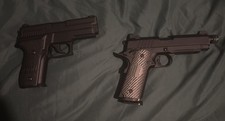 Lot of 2 Black Airsoft Pistols