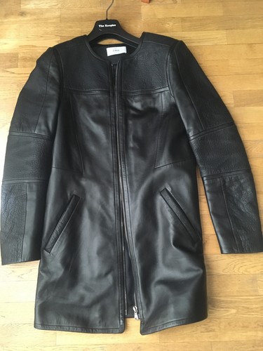 Manteau cuir zapa noire t36 - zapa,