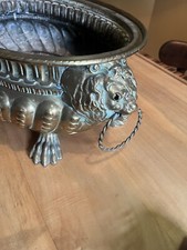 Grande Ancienne Jardinière, Centre De Table, Pieds Griffe , Lion, 19eme