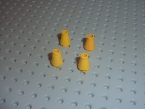 Lego yellow cone - lego,