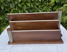 Porte-courrier Vintage En Bois Et Métal