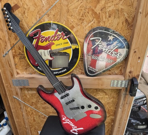 Fender guitar wall decor set - fender,
