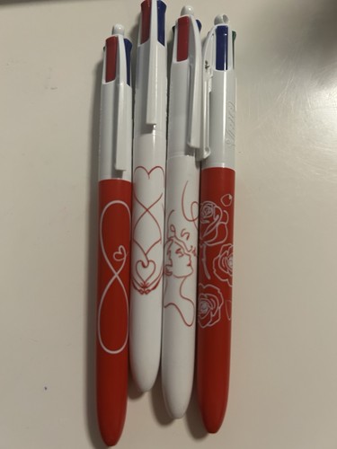 Lot stylos bic 4 couleurs - 4,